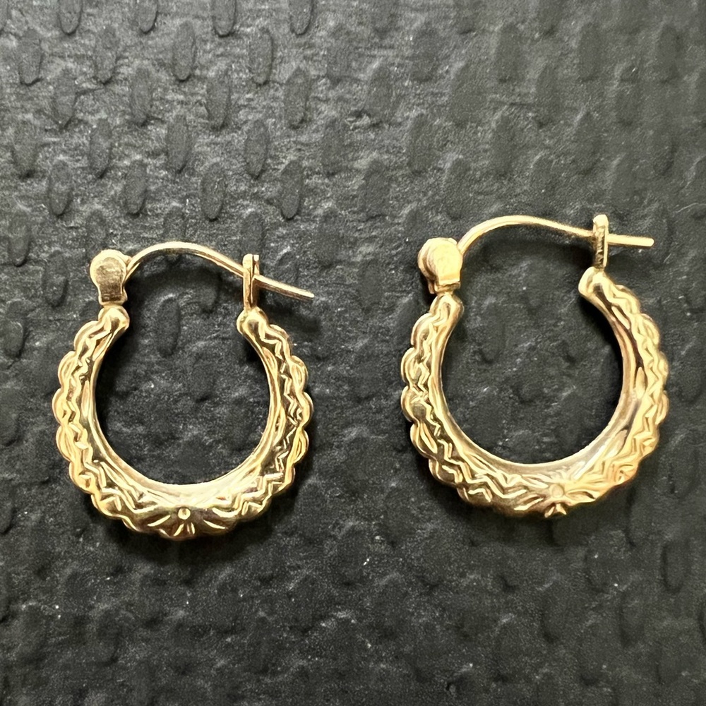 14k Gold Hoop Earrings